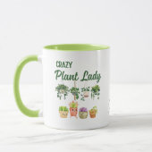 Crazy Pflanzen lady Tasse (Links)