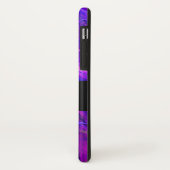 CRAZY PHOTON BLUE SAPPHIRE GEM STONE MONOGRAM Case-Mate iPhone HÜLLE (Hinten/Links)