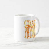 Crazy Physicist Kaffeetasse (VorderseiteRechts)