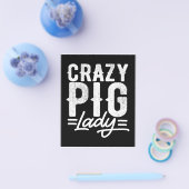Crazy Pig | Lady Farms | Geschenk für Studenten Flyer (Einzeln)