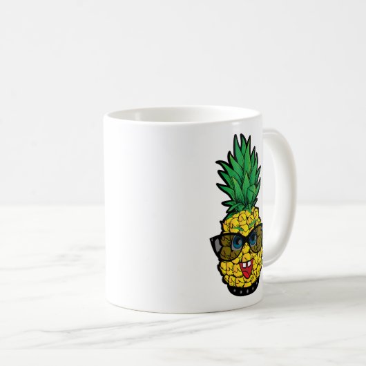 Crazy Pineaple Kaffeetasse (VorderseiteRechts)