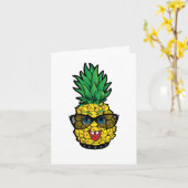Crazy Pineaple Karte (Gelbe Blume)