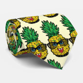 Crazy Pineaple Krawatte (Gerollt)