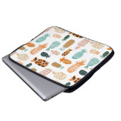 Crazy Pineapples Laptopschutzhülle (Vorne Knopf)
