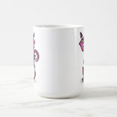 Crazy Pink Cat Classic Tasse (Mittel)