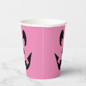 Crazy Pink Jack O'Lantern Pappbecher (Rechts)