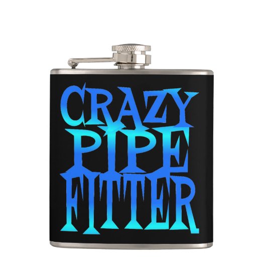 Crazy Pipe Fitter Flachmann (Vorderseite)