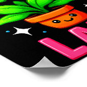 Crazy Plant Lady Gardening Funny Gardeners Men Wom Poster (Ecke)