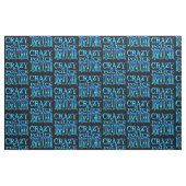 Crazy Police Dispatcher in Blue Stoff (Fat Quarter (45,7 x 55,9 cm))