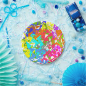 Crazy Polygon Texture Paper Plate Pappteller (Party)
