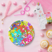 Crazy Polygon Texture Paper Plate Pappteller (Party)
