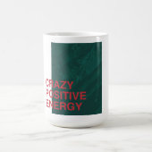 Crazy Positive Energy - kühne, moderne Angebotsges Kaffeetasse (Mittel)