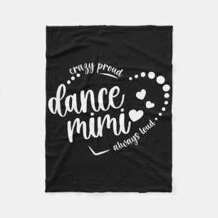 Crazy Proud Dance Mimi Oma tanzende Mimi a Fleecedecke