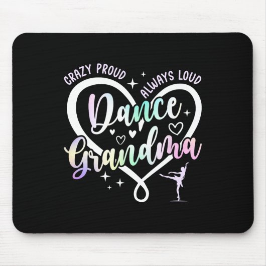 Crazy Proud Dance Oma Dancer Oma Dancing G Mousepad (Vorne)