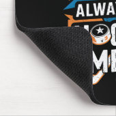 Crazy Proud Hockey Mema Of A Hockey Player Mema Gr Mousepad (Ecke)