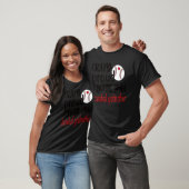 Crazy Proud immer Loud Baseball Godmutter T-Shirt (Unisex)