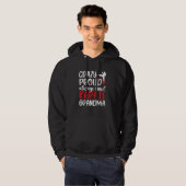 Crazy Proud Karate Grandma Karate Großmutter 1 Hoodie (Vorne ganz)