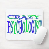 Crazy Psychologin Mousepad (Mit Mouse)