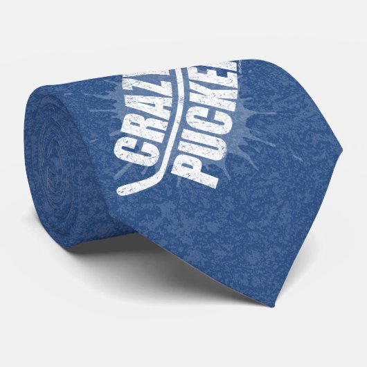 Crazy Pucker (Hockey) Krawatte (Gerollt)