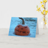 Crazy Pumpkin Greeting Card Karte (Gelbe Blume)