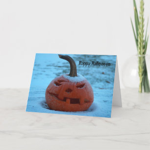 Crazy Pumpkin Greeting Card Karte