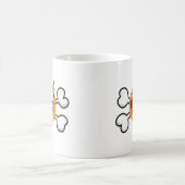 Crazy Pumpkin Skull und Crossbones Verwandlungstasse (Mittel)