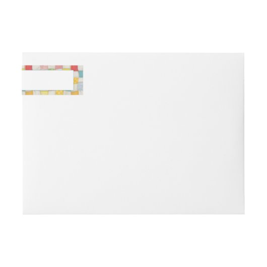 CRAZY QUILT 1"x7.25" Wide Labels (Vorderseite)