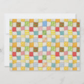 CRAZY QUILT 5.5x7.5 Flache Karte / Querformat (Vorderseite)