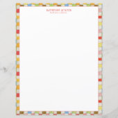 CRAZY QUILT 8,5 x 11 Business Stationery (Vorderseite)