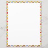 CRAZY QUILT 8,5 x 11 Stationery (Vorderseite)
