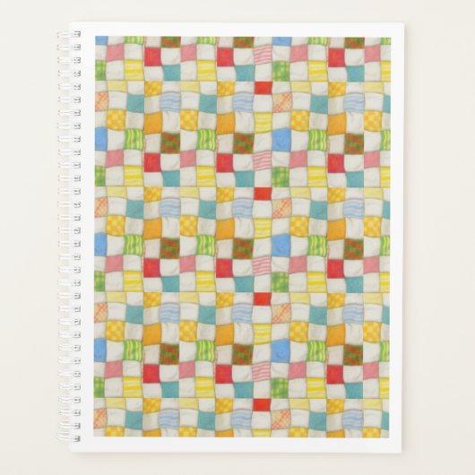 CRAZY QUILT 8.5x11 Planerkalender Planer (Vorderseite)