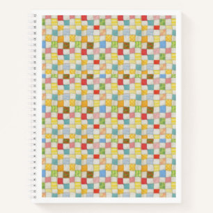 CRAZY QUILT 8.5x11 Spiral-Notebook Notizblock