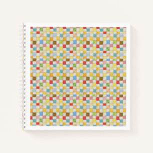 CRAZY QUILT 8.5x8.5 SpiralNotebook Notizblock