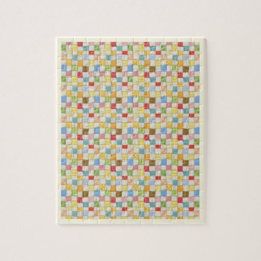 CRAZY QUILT 8x10 Puzzle / Creme (Vertikal)