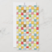 CRAZY QUILT 8x4 Flachkarte / Vertikal Karte (Vorderseite)