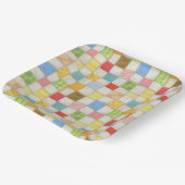 CRAZY QUILT 9" Square Paper Teller (Gewinkelt)