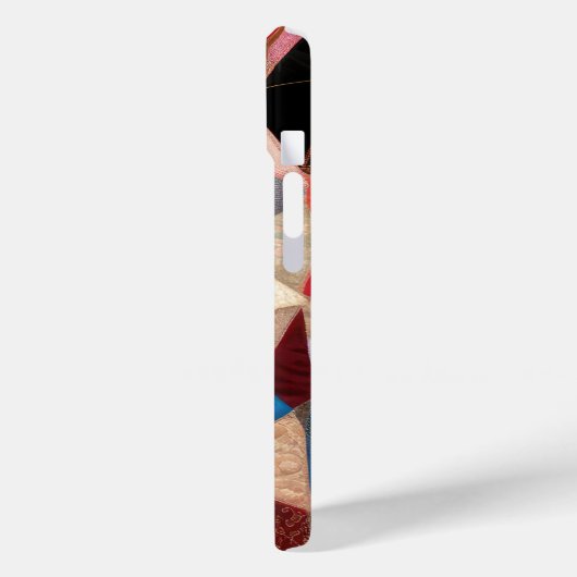 Crazy Quilt Abstraktes Muster Case-Mate iPhone Hülle (Rückseite / Links)