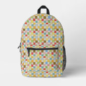 CRAZY QUILT Backpack Bedruckter Rucksack (Vorderseite)