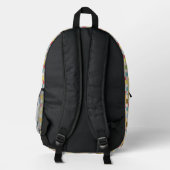 CRAZY QUILT Backpack Bedruckter Rucksack (Rückseite)