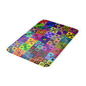 Crazy Quilt Bath Mat Badematte (Schrägansicht)