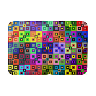 Crazy Quilt Bath Mat Badematte