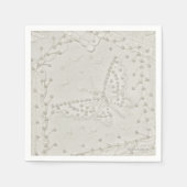 Crazy Quilt besticktes Design Napkins Serviette (Vorderseite)