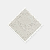 Crazy Quilt besticktes Design Napkins Serviette (Ecke)