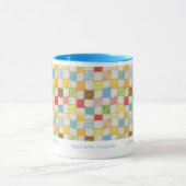 CRAZY QUILT Business ID Blue Combo Tasse (Zentrum)