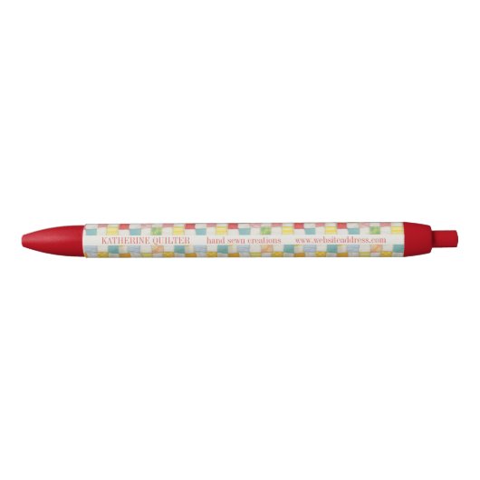 CRAZY QUILT Business ID Pen Kugelschreiber (Vorderseite)