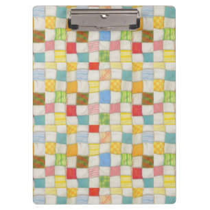 Crazy Quilt Clipboard Klemmbrett