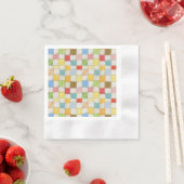 CRAZY QUILT Cocktail Papier Napkins Serviette (Beispiel)