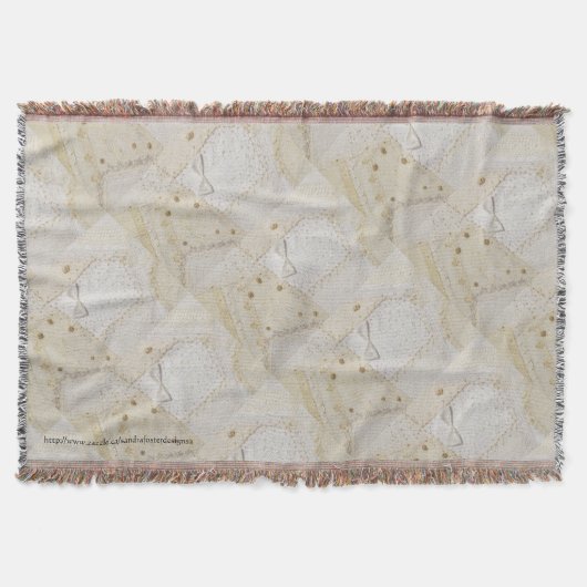 Crazy Quilt Design Decke (Vorderseite)