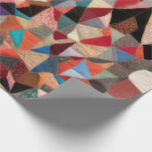 Crazy Quilt Design Geschenkpapier (Ecke)