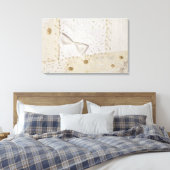 Crazy Quilt Design Leinwanddruck (Insitu (Schlafzimmer))